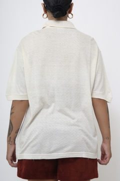 Polo tricot creme vintage - loja online