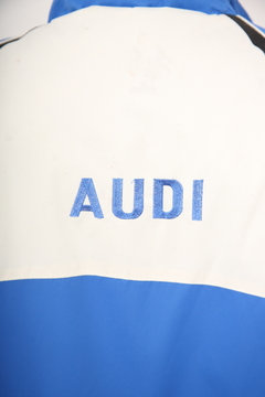 Jaqueta AUDI espotiva azul e branco - loja online