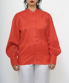 Imagem do Camisa vermelha manga bufante vintage