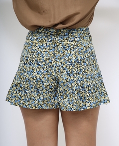 Shorts floral curto vintage - Capichó Brechó