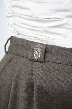 Calça cintura alta lã vintage - comprar online