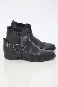 Bota western preta couro 41 - loja online