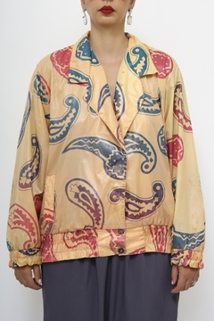 Jaqueta PVC color vintage - comprar online