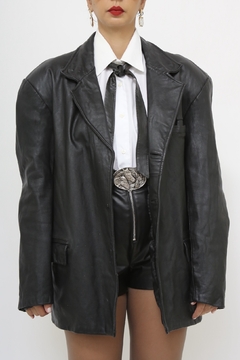Maxi jaqueta couro forrada - comprar online