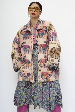 Jaqueta elefante vintage rosa - comprar online
