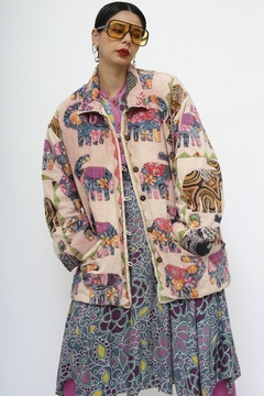 Jaqueta elefante vintage rosa - loja online