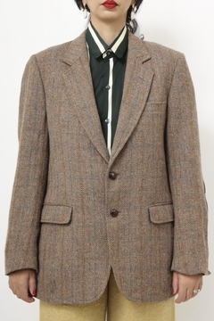 Blazer marrom em lã classico GEORGE ROBERTS - comprar online