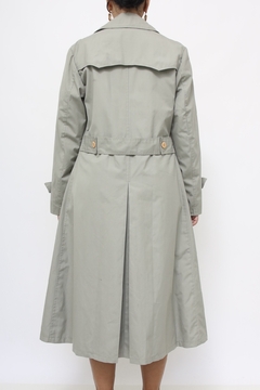 Imagem do Trench coat cinza forrado vintage