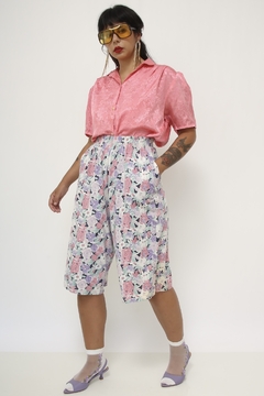 Imagem do Camisa rosa acetinada vintage