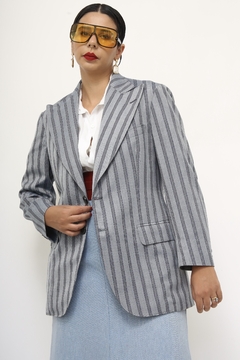 Blazer listras vintage forrado parcialmente - comprar online