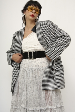 Blazer xadrez vintage classico - loja online