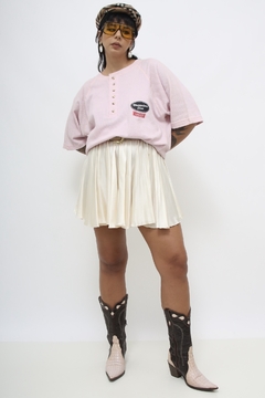 Camiseta rosa suspiro vintage - loja online