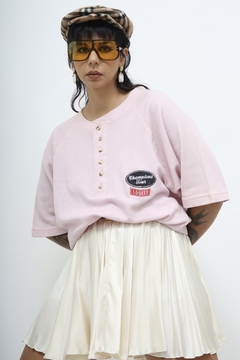 Camiseta rosa suspiro vintage - comprar online