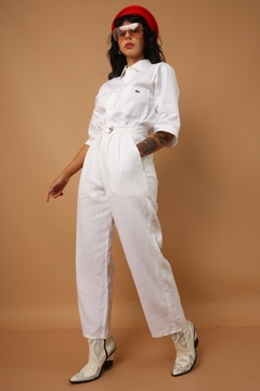 Imagem do camisa branca Lacoste original vintage