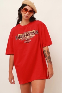 camiseta Harley Davdson vermelho - comprar online