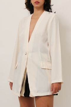 Blazer levinho off white vintage - loja online