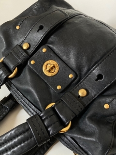 Bolsa couro Marc Jacobs preta - loja online