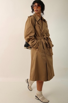 Trenc Coat forrado classico bege vintage - loja online