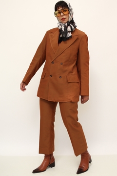 Imagem do Conjunto telha vintage 70´s calça + blazer