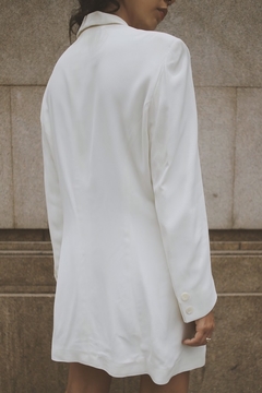 Maxi blazer off white ombreira Daslu verão 1998 - loja online