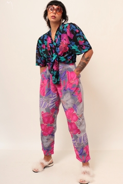 Imagem do Camisa estilo kimono estampado vintage