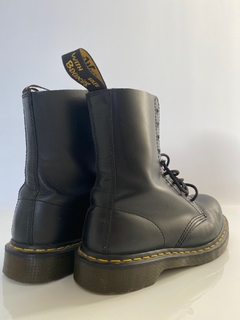 Coturno Dr Martens preto couro 38