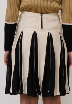Saia COVEN bicolor vintage cintura alta - loja online