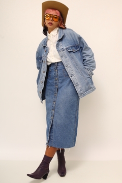 Jaqueta jeans vintage classica - comprar online