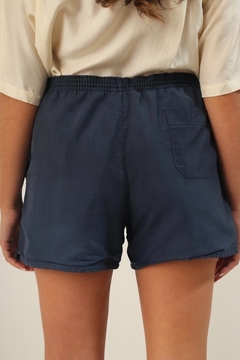 Shorts forrado LACOSTE Original azul - Capichó Brechó