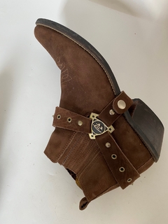 Bota WESTERN COURO marrom acompanha cinto 42 - comprar online