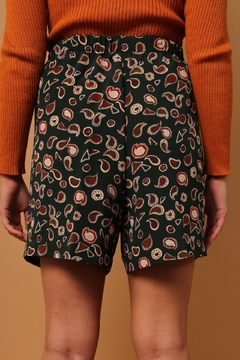 Shorts estampado cintuta alta color - comprar online