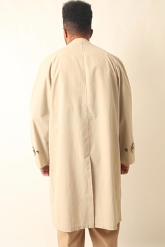 trenc coat bege classico forrado - loja online