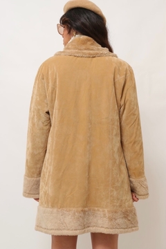 Imagem do casaco camurça forrado pelucia vintage