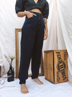 Calça mom jeans original jeans anos 90’s cintura mega alta - comprar online