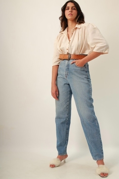Imagem do Calça jeans cintura mega alta vintage