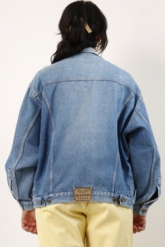 jaqueta jeans ampla 90’s vintage na internet