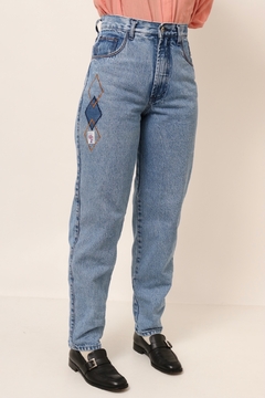 Imagem do calça jeans cintura alta vintage