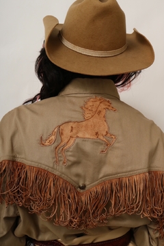 Camisa de franja cavalo WESTERN VINTAGE (Dayld country) - loja online