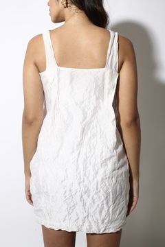 Vestido Osklen viscose com seda amassadinho  - comprar online