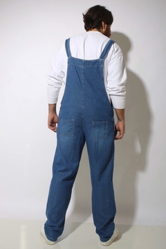 Macacão jeans azul  amplo vintage na internet