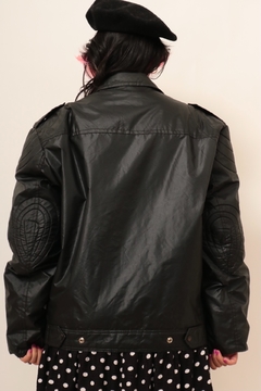 Jaqueta preta uniforme rizzo - loja online