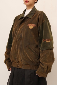 Jaqueta bordado frente e costas DAOHENG forrado - loja online