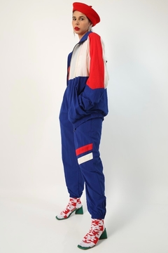 Imagem do conjunto Nylon bicolor Jaqueta + calça