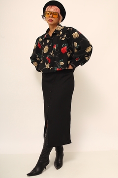Camisa floral pala vintage - comprar online