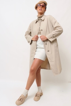 Trench coat bege london classico - loja online