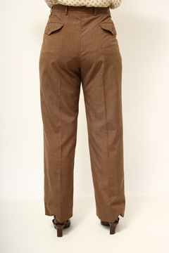 Calça marrom cintura alta - loja online