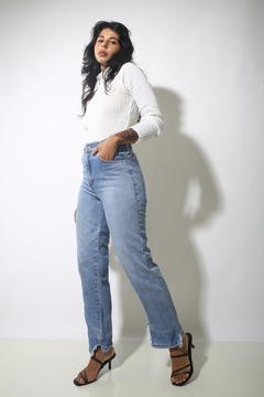 Calça jeans grosso cintura alta vintage original - comprar online