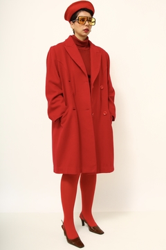 casaco vermelho nutrisport vintage na internet