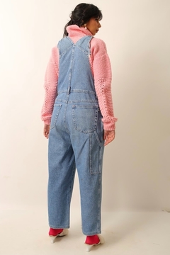 macacão jardineira jeans vintage 90’s - loja online
