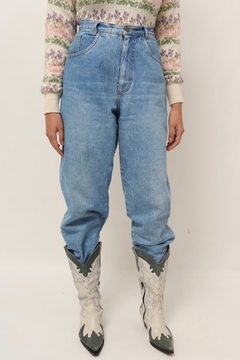 calça jeans cintuta alta vintage na internet